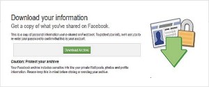 Facebook-archive-telechargement
