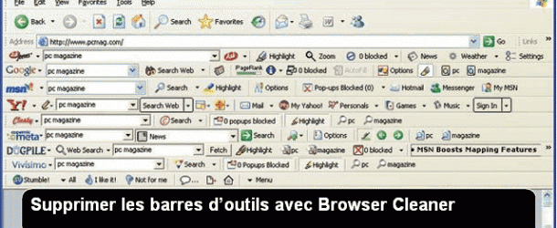 Supprimer les Toolbars de votre navigateur