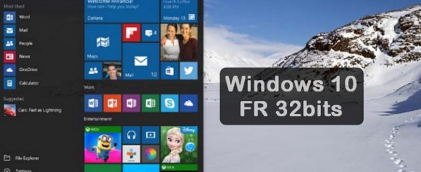 Windows 10 Professionnel Fr 32 bits