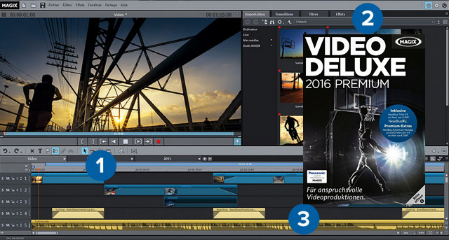 MAGIX Vidéo Deluxe 2016 Premium