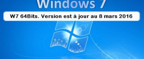 Windows 7 64Bits FR All in One R7