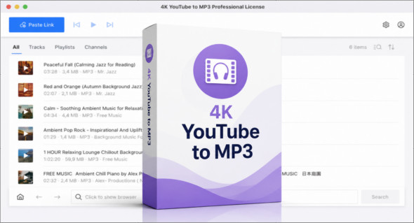 4K YouTube to MP3 v26.1.5 + Portable