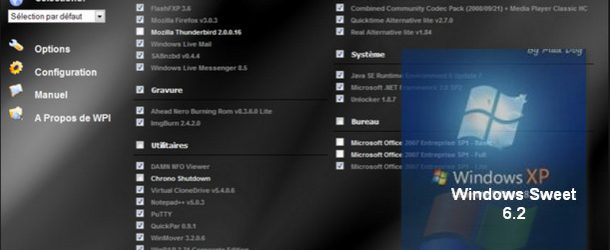 Windows Xp Sweet 6.2 fr – VERSION FINAL