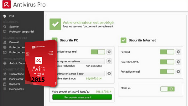 Avira Antivirus Pro 2015 14.0.7.306