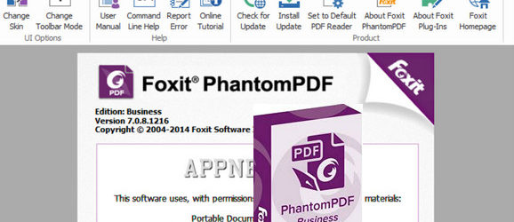 Foxit PhantomPDF v8.0.6.909