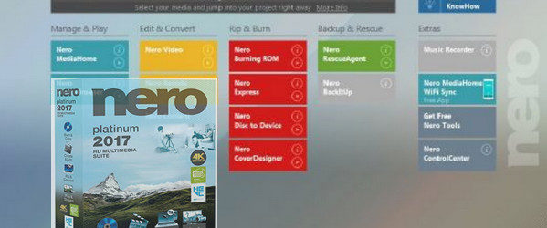 Nero 2017 Platinum 18.0.06100 + Content Pack