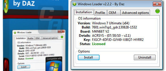 Windows Loader v2.2.2