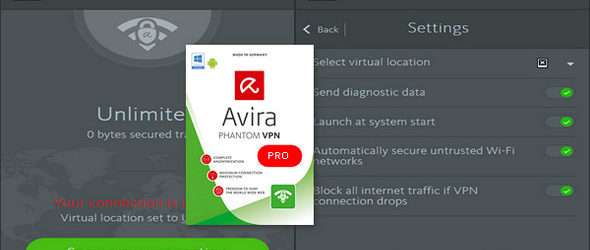 Avira Phantom VPN Pro v2.4.3.30556