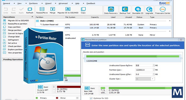 EASEUS Partition Master v11.10 toutes les éditions