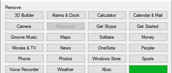 Windows 10 App Remover 1.2 portable