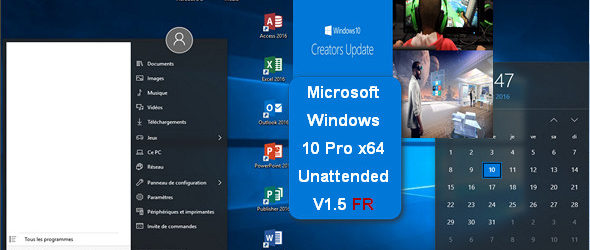 Microsoft Windows 10 Pro x64 Unattended V1.5