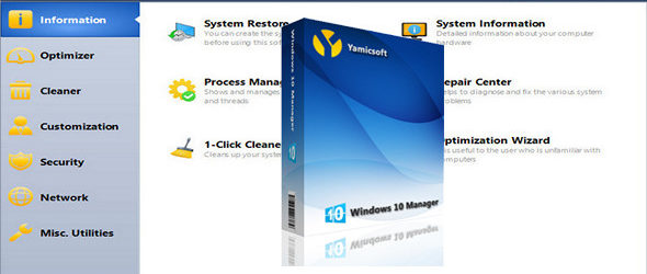 Yamicsoft Windows 10 Manager 3.7.9 + Portable