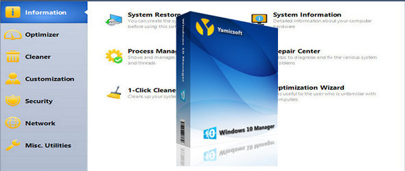 Yamicsoft Windows 10 Manager 3.9.1 Préactivé + Portable