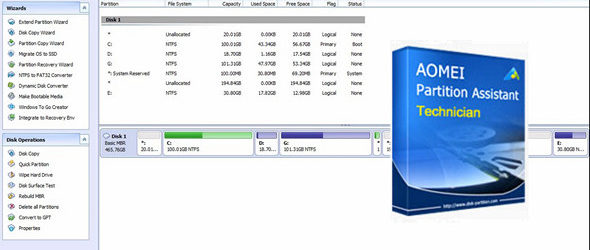 AOMEI Partition Assistant Technician 6.5 Portable