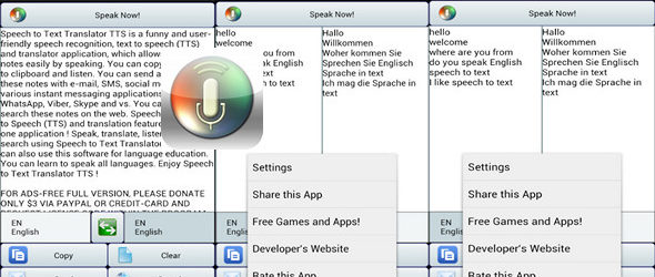 Speech to Text Translator TTS v2.9.4