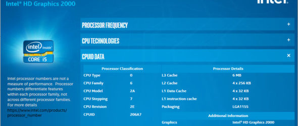 Intel Processor Identification Utility 6.6.15