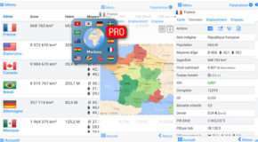 Atlas & carte mondial MxGeo Pro v5.0.4