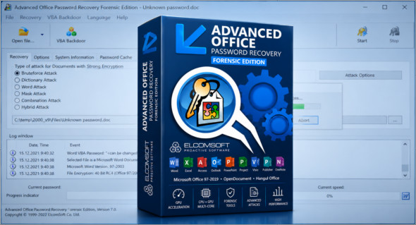 Advanced Office Password Recovery Forensic Edition v7.21.2682