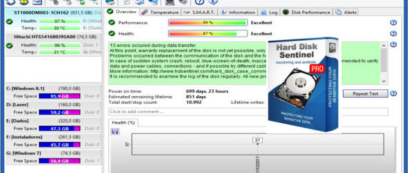 Hard Disk Sentinel Pro 5.01.13 Build 9372