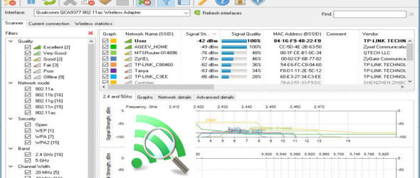 LizardSystems Wi-Fi Scanner 22.10 + Portable