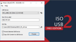 Hiren’s BootCD PE – ISO2USB v1.0