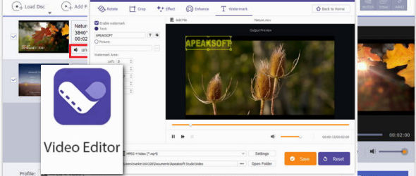 Apeaksoft Video Editor 1.0.8