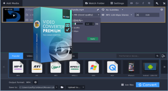 Movavi Video Converter 18.4.0 Premium + Portable