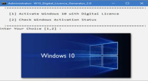 Windows 10 Digital Licence Generator 2.0