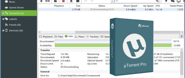 uTorrent Pro 3.5.4 Build 44498