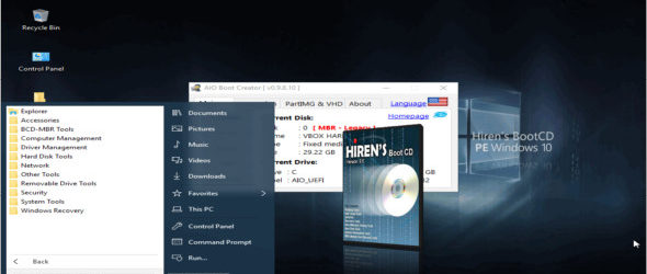 Hiren’s BootCD PE x64 v1.0.2