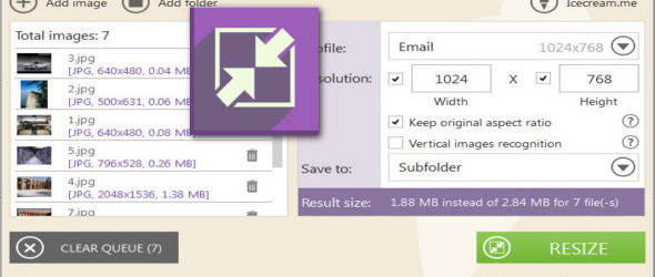 IceCream Image Resizer Pro 2.08 Portable