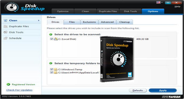 Systweak Disk Speedup 3.4.1.17694