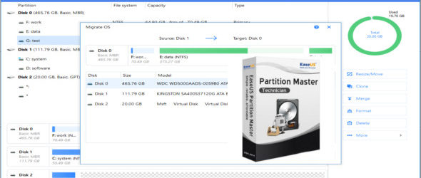 EaseUS Partition Master 13.0 Technician