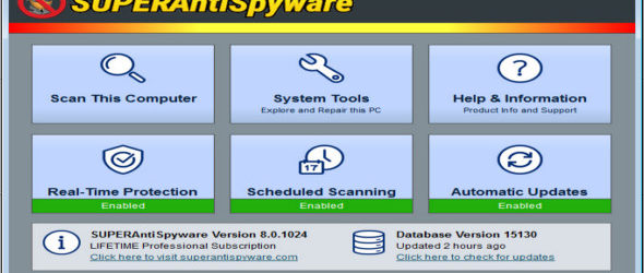 SUPERAntiSpyware Professional 8.0.1040