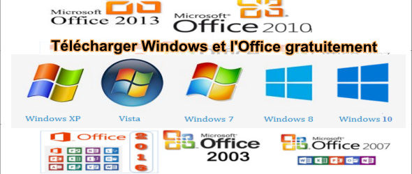Télécharger Windows et l’Office gratuitement