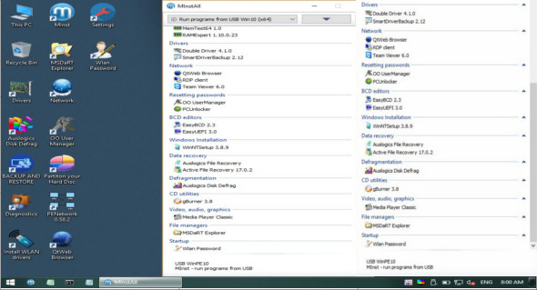 USB WinPE10 Build 181007
