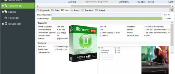 uTorrent Pro 3.5.5 Build 44994 + Portable