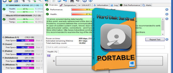 Hard Disk Sentinel Pro 6.10 Build 12918 + Portable