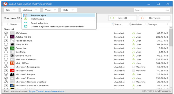 O&O AppBuster v1.0.1338.1 Portable