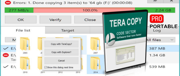 TeraCopy Pro 3.6.0.4 + Portable