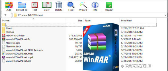 WinRAR 5.70 Final + Portable