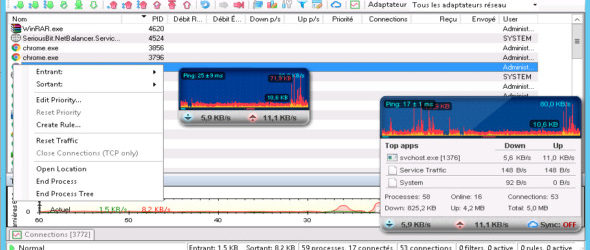 NetBalancer 9.1 équilibreur internet