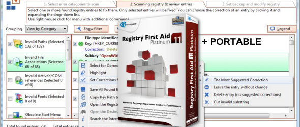 Registry First Aid Platinum 11.3 B2585+ Portable