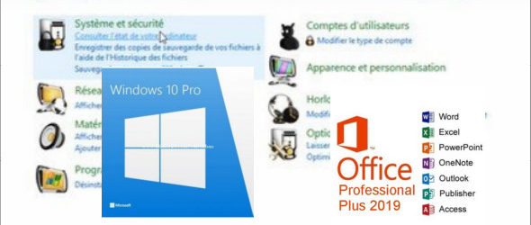 Windows 10 Pro + Office edition 2019