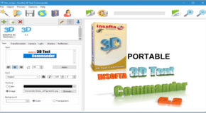 Insofta 3D Text Commander 5.6.0 + Portable