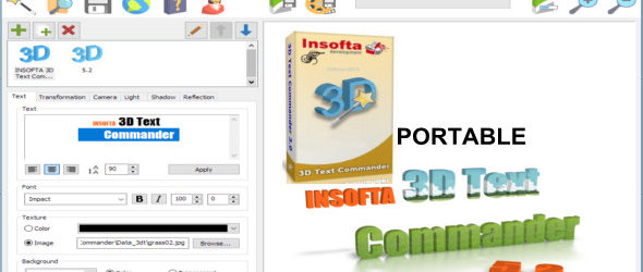 Insofta 3D Text Commander 5.6.0 + Portable