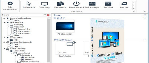 Remote Utilities Viewer 6.10.8.0