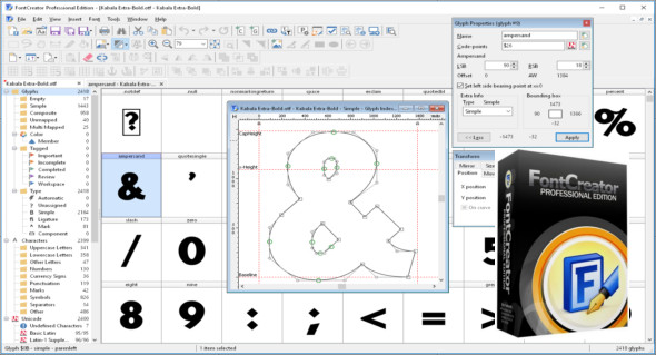 FontCreator Professional 12.0.0.2521