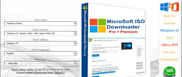 Microsoft ISO Downloader 2020 Premium + Pro
