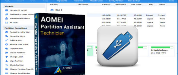 AOMEI Partition Assistant Technician 8.7 WinPE